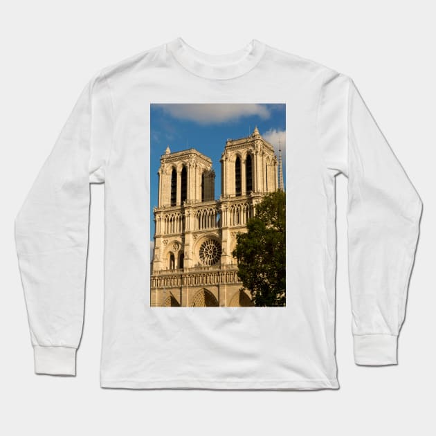 Notre Dame de Paris - 1 © Long Sleeve T-Shirt by PrinceJohn